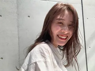 ロング カラー 上川 美幸のヘアスタイル