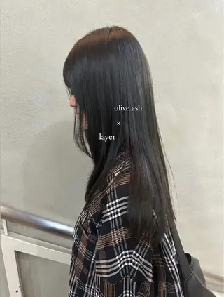 ロング カラー 髪質改善 / 透明感 カラー / 冨成のヘアスタイル