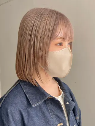 ミディアム カラー yiye 青山所属・無料カットモデル募集 🌱ひょうがのヘアスタイル