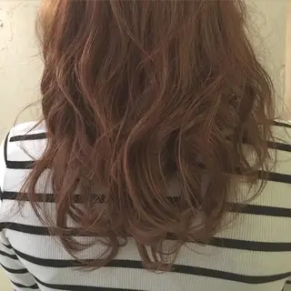 セミロング ロング カラー LoRE hair 四条河原町 西尾友里のヘアスタイル