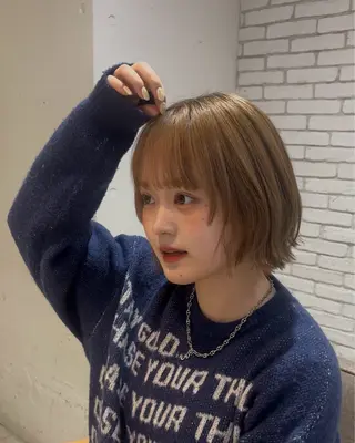 ショート 💎レイヤー×顔周り カット💎杉原のヘアスタイル
