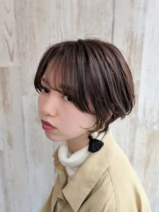 ショート カラー ヘアアレンジ ace share salon所属・桑原 祥のヘアスタイル