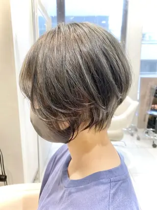 ショート カラー 横山 直輝のヘアスタイル