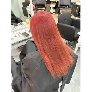 セミロング 韓国ヘア×ハイトーン AYA💫のヘアスタイル