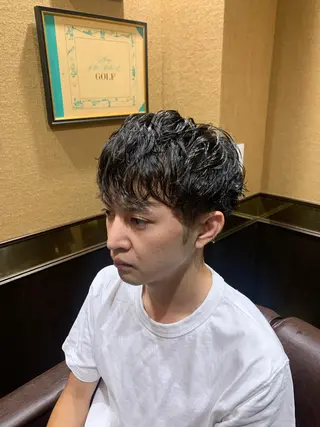 ショート メンズ プレミアムバーバー新宿店所属・新宿駅近! 💈口コミ多数✨のヘアスタイル