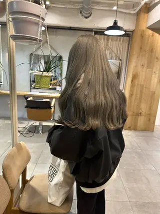 ロング カラー REINA☁️透明感 カラー/ぷつっと♡のヘアスタイル