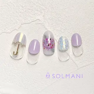 ネイル SOLMANI 予約担当のネイルデザイン