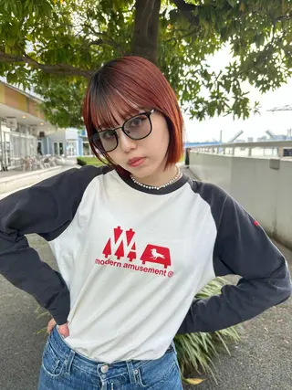 ショート カラー LATTE  渋谷所属・♡レイヤーカット れお♡のヘアスタイル