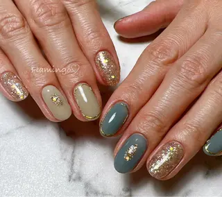 ネイル 40代からの爪を守る ×ケア重視サロン♡のネイルデザイン