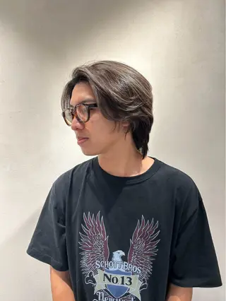 カラー メンズ AI TOKYO men’s 横浜所属・大森 萌生のヘアスタイル