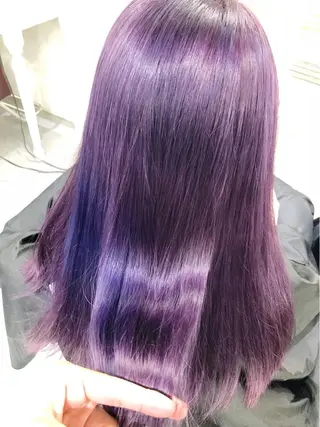 セミロング カラー Soleria /ソレリア所属・メンズカットのプロ 田中慎一のヘアスタイル