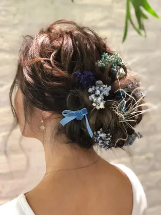 セミロング ヘアアレンジ 吉祥寺 似合 わせcut/kanaのヘアスタイル