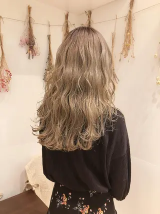 セミロング カラー はだゆうき @hadadan08のヘアスタイル