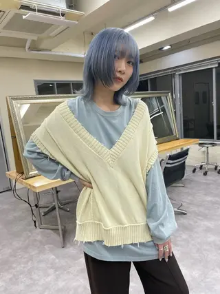 ミディアム カラー Neolive Luca　御茶ノ水店所属・透明カラー/韓国風 Subaruのヘアスタイル