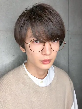 ショート メンズ🍃ナチュラル 韓国風ヘアRENのヘアスタイル