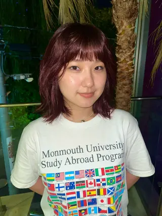 ミディアム ✨ブリーチカラー特化 美容師/なぎさのヘアスタイル