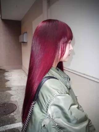 ロング カラー ヘアアレンジ marino マリノのヘアスタイル