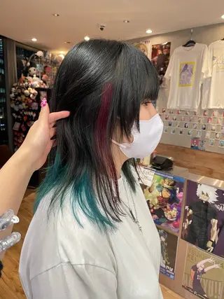 セミロング 🍭ハイトーン/ レイヤーカット🦄のヘアスタイル