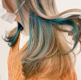 ミディアム カラー パーマ ヘアアレンジ 西山梨々【12/1〜 産休を頂きます🎀】のヘアスタイル