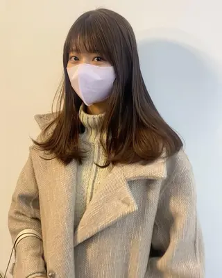 セミロング カラー Teal所属・大石 沙季のヘアスタイル