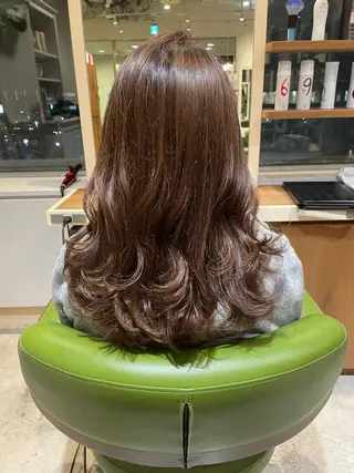 セミロング カラー hair Jenny所属・森 翼のヘアスタイル