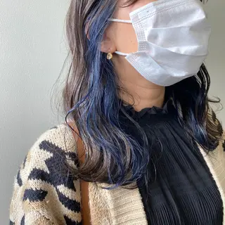 セミロング カラー 【髪質改善】 【美髪矯正】🌻店長のヘアスタイル