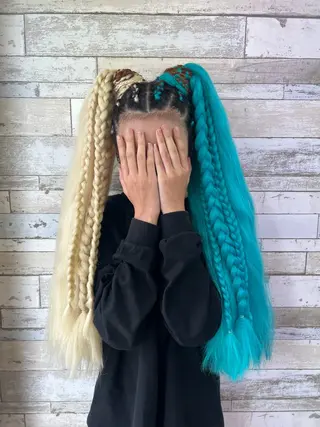 ロング B-W ⭐️REIKOのヘアスタイル