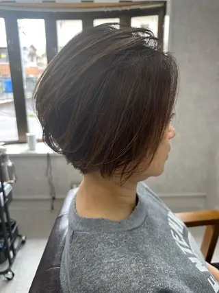 ショート カラー Lien 深井店のヘアスタイル