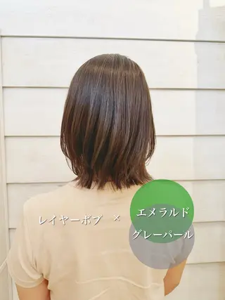 ミディアム カラー newline銀座所属・銀座ショート/ 大人ショート/金子涼のヘアスタイル