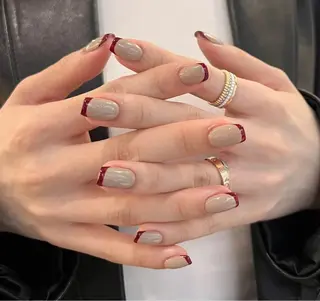 カラー ネイル UniqueNail 長さだし専門店のネイルデザイン