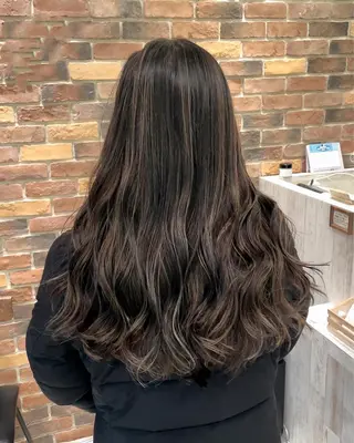 ロング カラー カラー/髪質改善 レイヤー/vagueのヘアスタイル