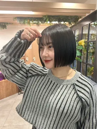 ショート 加藤 真穂のヘアスタイル