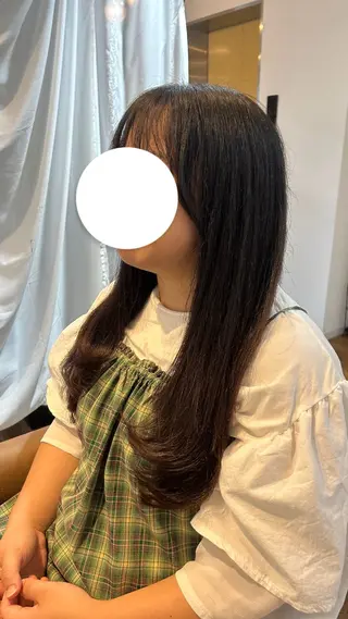 セミロング 8.9月カットモデル ✨募集中✨河本玲奈のヘアスタイル