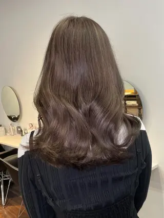 ロング カラー ヘアアレンジ maoブリーチ無し 似合わせカラーのヘアスタイル