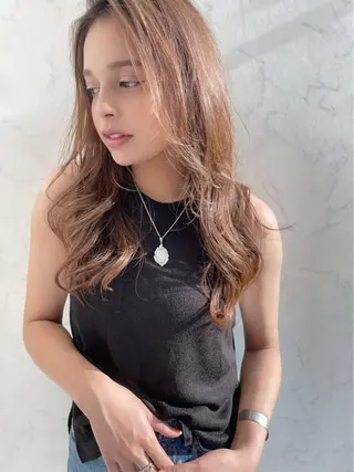ロング チダアキフミ Ash大森のヘアスタイル