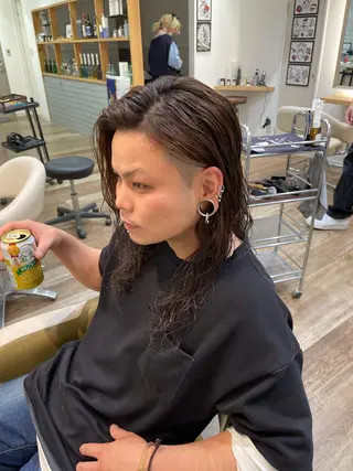 ロング パーマ メンズ メンズパーマ 北原寿樹のヘアスタイル