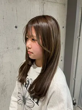 ロング カラー ヘアアレンジ 傷ませないカラー・ ボブ・リクト💥のヘアスタイル