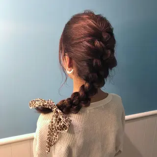 ロング カラー ヘアアレンジ レイヤー/お顔まわり 暖色カラー🍑Amiのその他イメージ