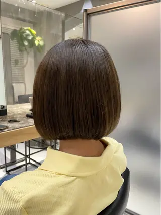 ショート レイヤー🍑透明感 カラー🤎AKARIのヘアスタイル