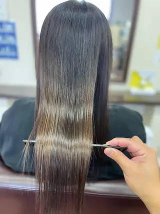 ロング 田中 就のヘアスタイル