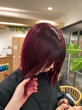 セミロング カラー 🪽ゆな 🪽のヘアスタイル