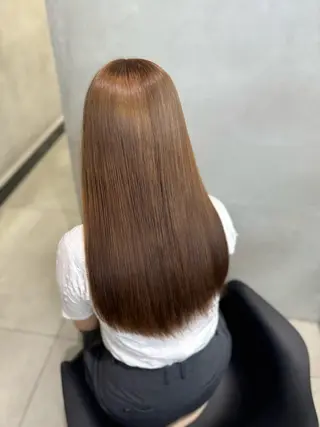 ロング カラー 大阪 梅田/ ハイトーン/エクステのヘアスタイル
