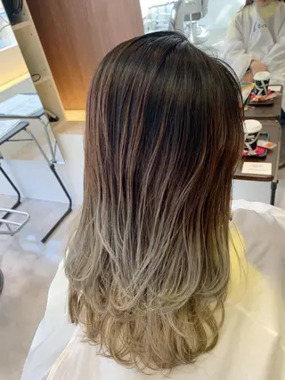 ロング メンズパーマ/難波/ 心斎橋　室園亮佑のヘアスタイル