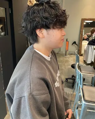 メンズ ボブ／パーマ指名 No. 1🍃れんとのヘアスタイル