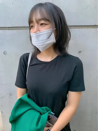 ショート カラー 柔らかブラウン/顔周 りレイヤー♡ユウシのヘアスタイル