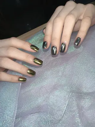 ネイル Hey🌈NAIL 長さ出し専門店のネイルデザイン