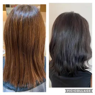 ミディアム 清水 有紗のヘアスタイル