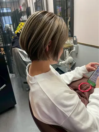 ショート 清水 真之介のヘアスタイル