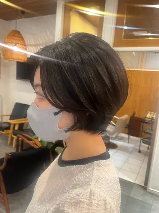 ショート 田内 満里奈のヘアスタイル
