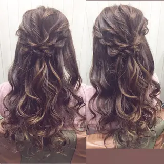 カラー ヘアアレンジ Partie （パルティー）のヘアスタイル